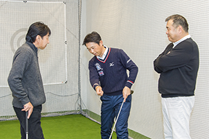 明日!GOLFの方!お越しください!